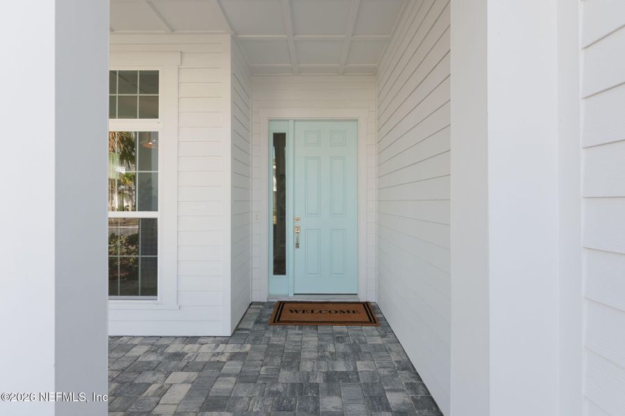 Exterior details and patio area of a home in Nocatee, Ponte Vedra (Image 29). Exterior details and patio area of a home in Nocatee, Ponte Vedra (Image 29).