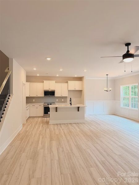 Spacious, unfurnished interior of a new home in Crystal Village, Albemarle (Image 11).