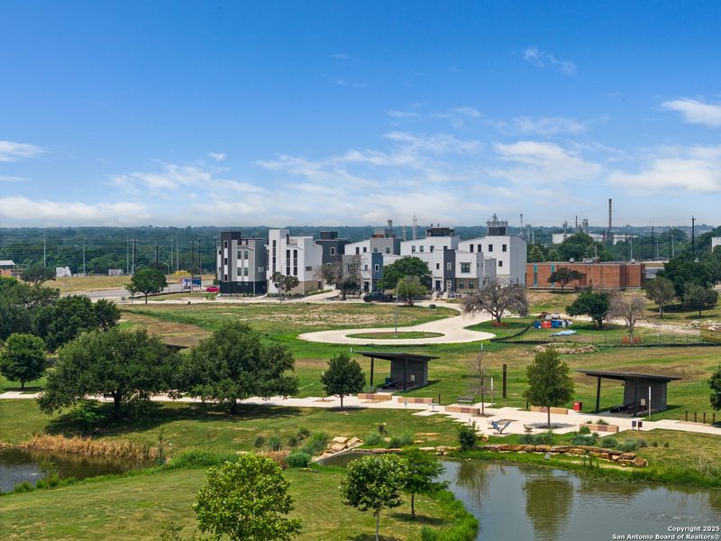 Front exterior of a new home in , San Antonio, TX, highlighting curb appeal (Image 24). Front exterior of a new home in , San Antonio, TX, highlighting curb appeal (Image 24).