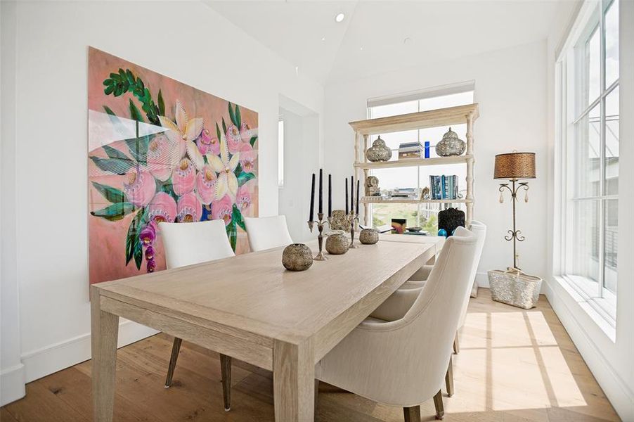Furnished interior view inside a new home in The Residences, Irving (Image 11).