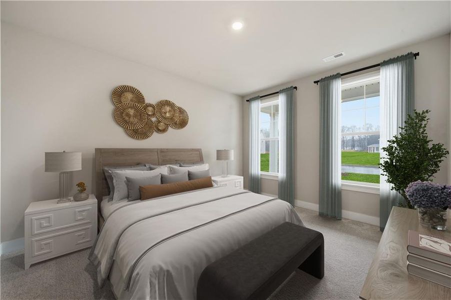 Furnished interior view inside a new home in Rhodes Glen, Lawrenceville (Image 14).