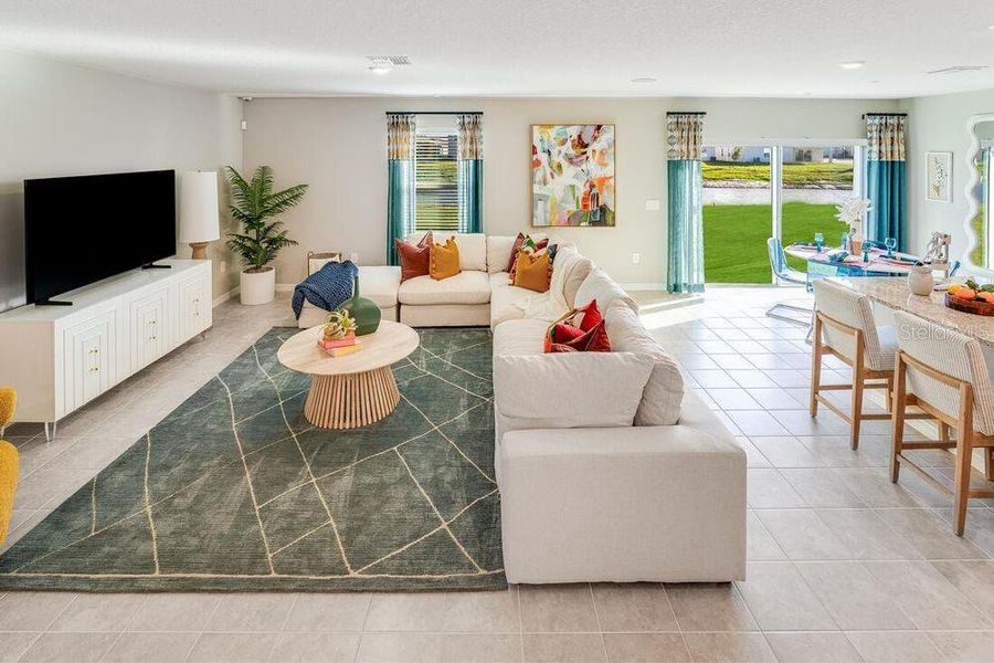 Furnished interior view inside a new home in Firethorn, Parrish (Image 5).