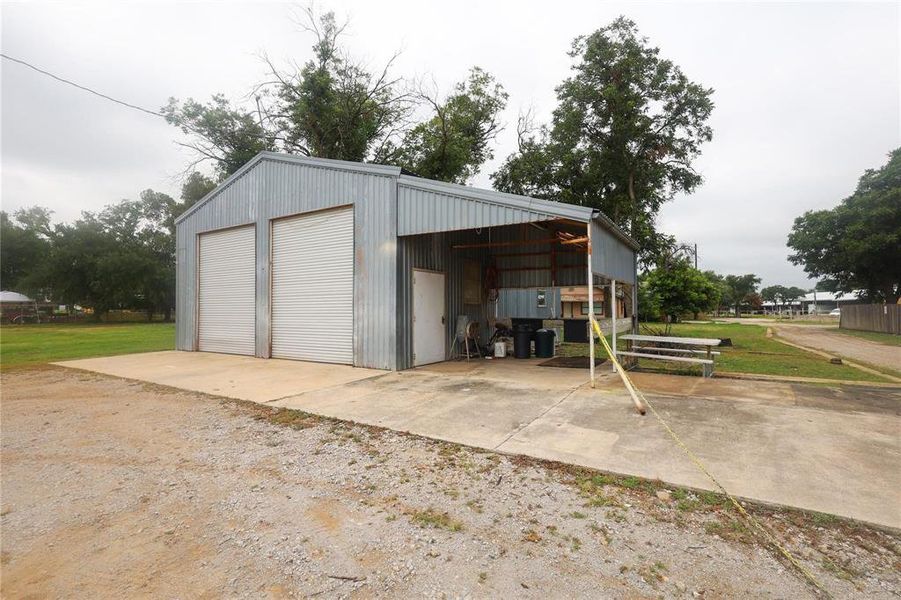 View of detached garage View of detached garage