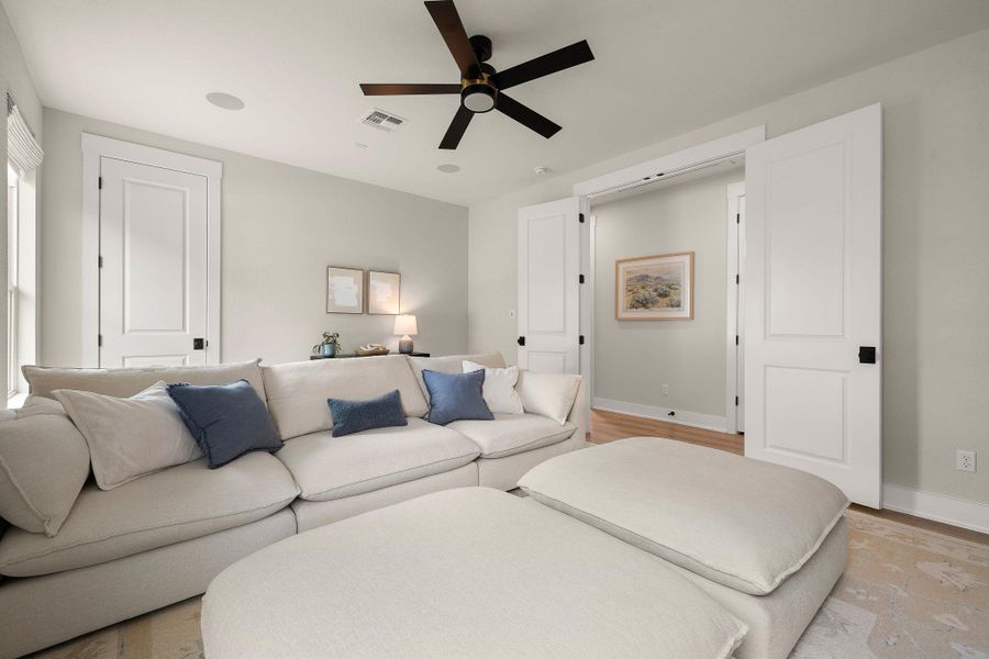 Furnished interior view inside a new home in Northfork, Liberty Hill (Image 34).