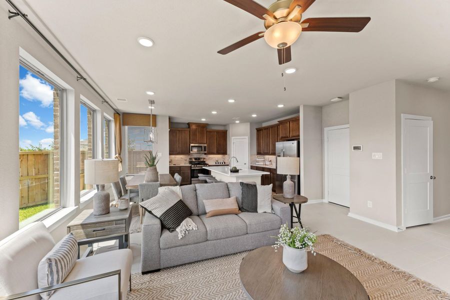 Furnished interior view inside a new home in Balmoral, Atascocita (Image 13).