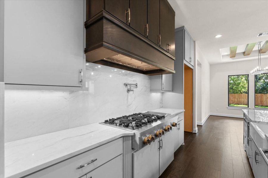 Furnished interior view inside a new home in , Houston (Image 6).