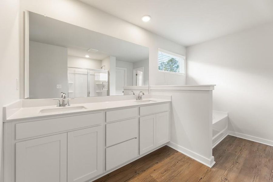 Furnished interior view inside a new home in Parkview Estates, South Fulton (Image 4). Furnished interior view inside a new home in Parkview Estates, South Fulton (Image 4).