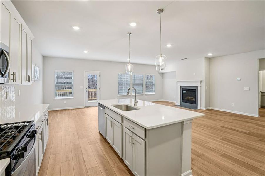 Furnished interior view inside a new home in Hemingway - Reserve Series, Cumming (Image 17).