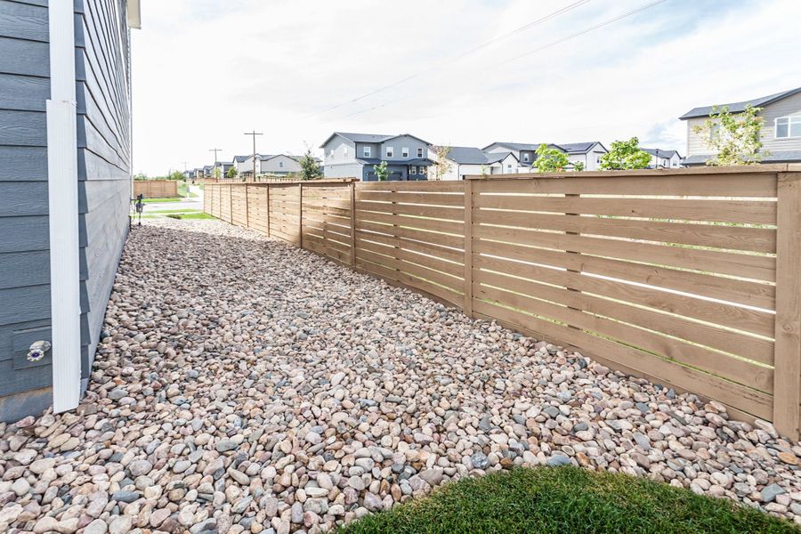 Exterior details and patio area of a home in Bloom, Fort Collins (Image 28).