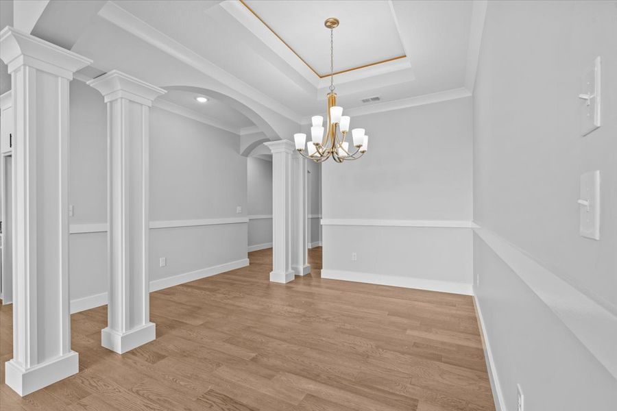 Representative unfurnished interior of a home built from the Hartford Elite by Enchanted Homes in Smokey Hills, Campobello (Image 30).