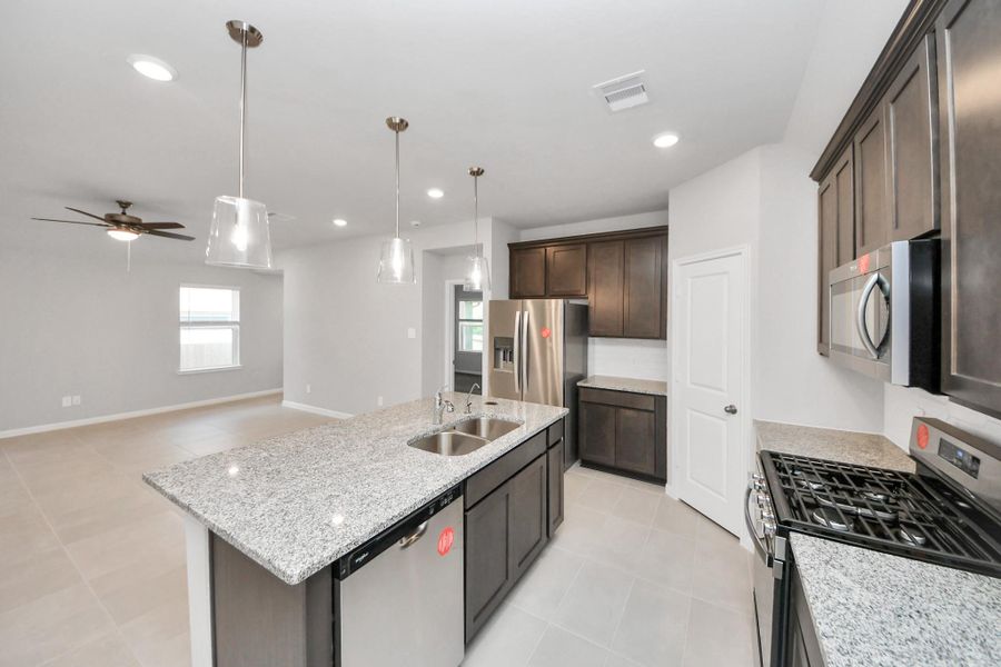 Furnished interior view inside a new home in Montgomery Ridge: Founders Collection, Conroe (Image 10).