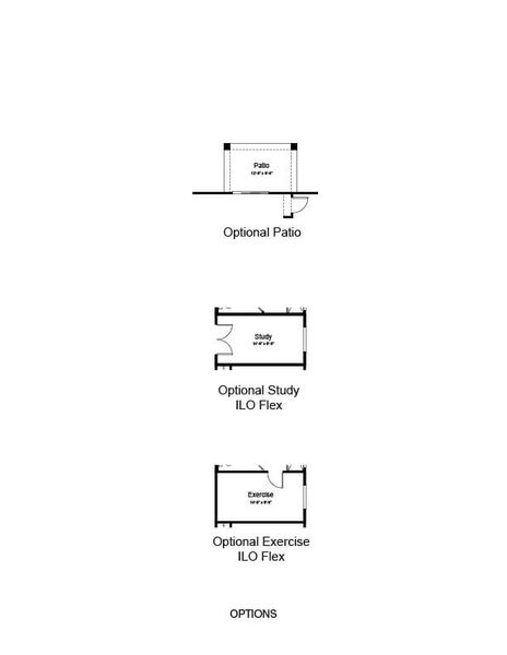2D floor plan layout of this home in Artisan at Asante, Surprise, AZ (Image 4).
