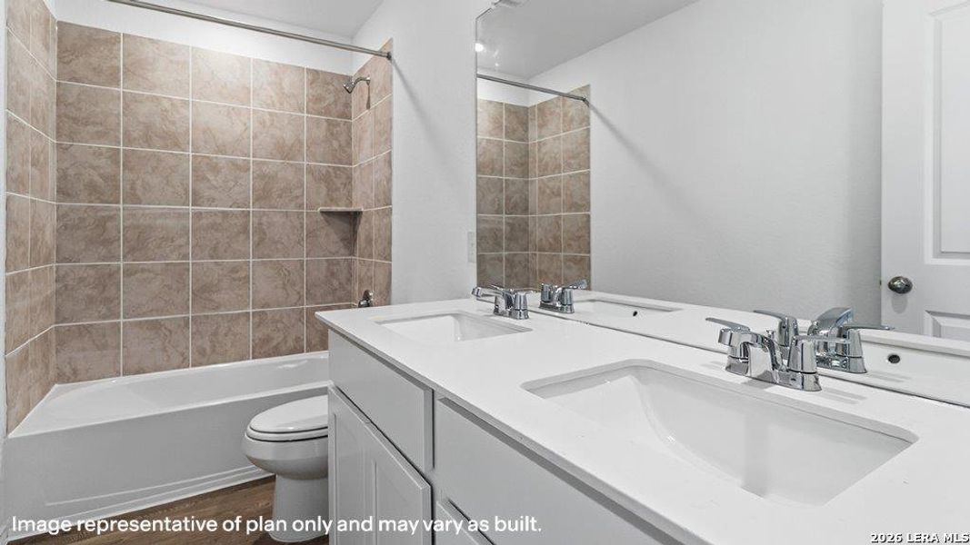 Furnished interior view inside a new home in Blue Ridge Ranch, San Antonio (Image 5).