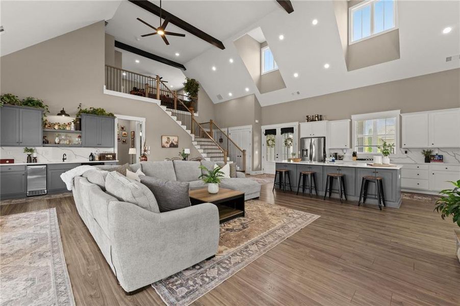 Furnished interior view inside a new home in , Dawsonville (Image 40).