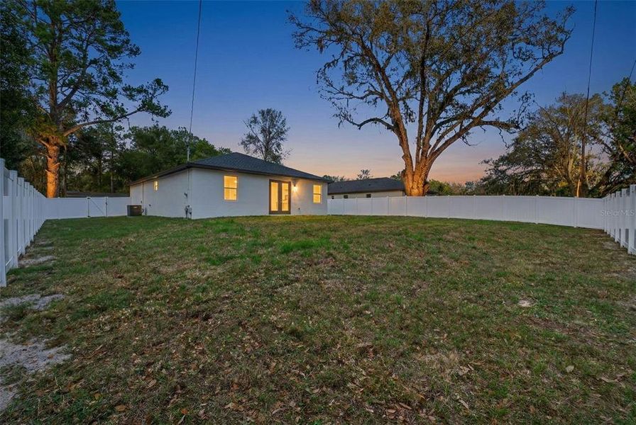 Exterior details and patio area of a home in , Brooksville (Image 35).