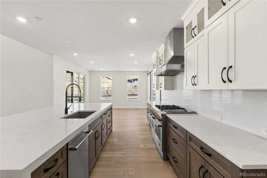 Furnished interior view inside a new home in Autograph at Lyric, Lone Tree (Image 38).