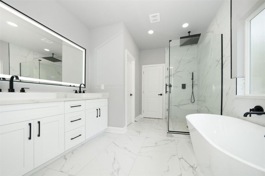 Primary bathroom Primary bathroom