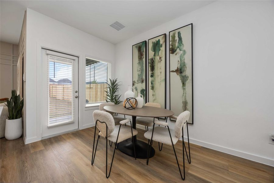 Furnished interior view inside a new home in Grand West, Houston (Image 7).
