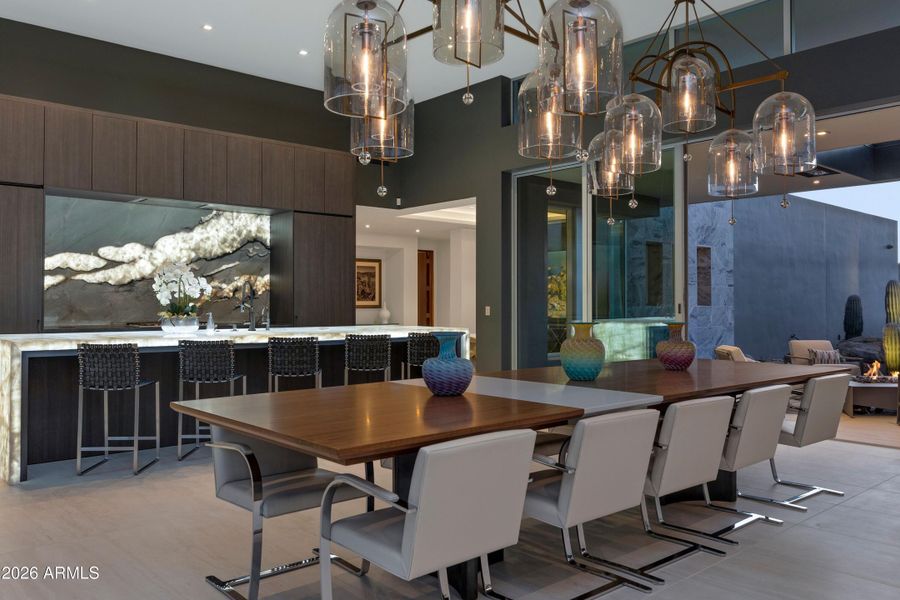 Dining in the desert