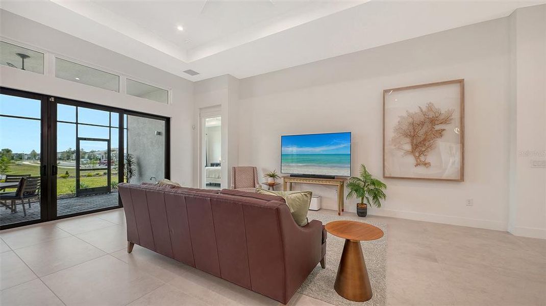 Furnished interior view inside a new home in , Sarasota (Image 8).