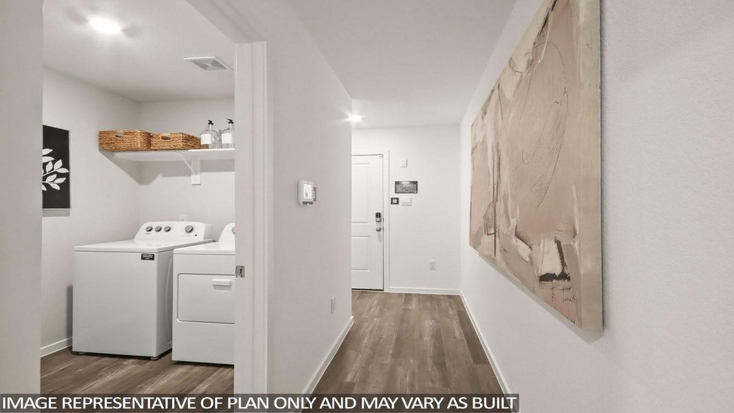 Furnished interior view inside a new home in Lexington Heights, Willis (Image 9).