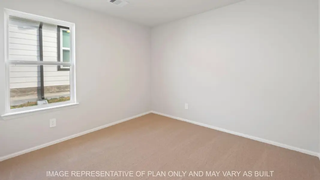 Representative unfurnished interior of a home built from the Easton by D.R. Horton in Wilkins Valley, Brenham (Image 16).