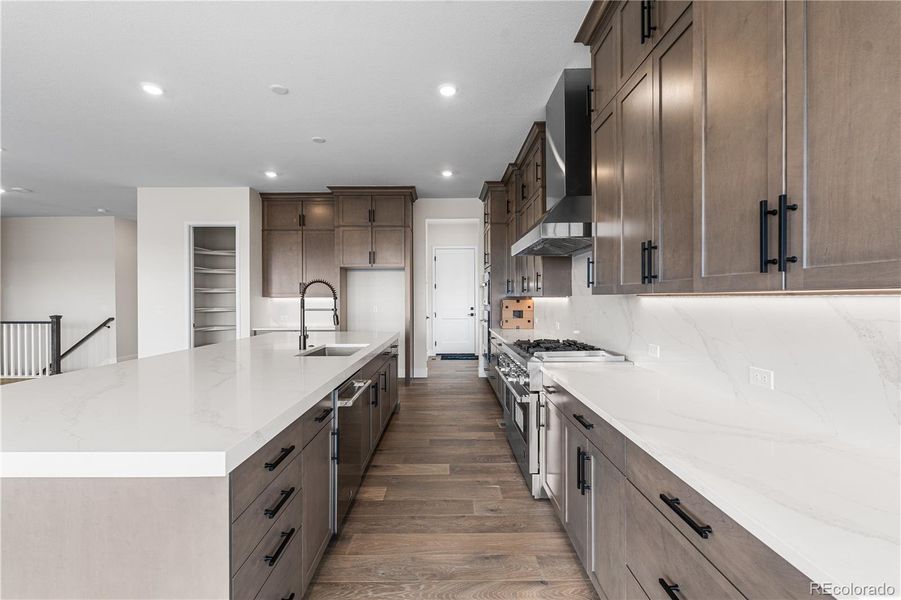 Furnished interior view inside a new home in Retreat at The Canyons, Castle Pines (Image 27).