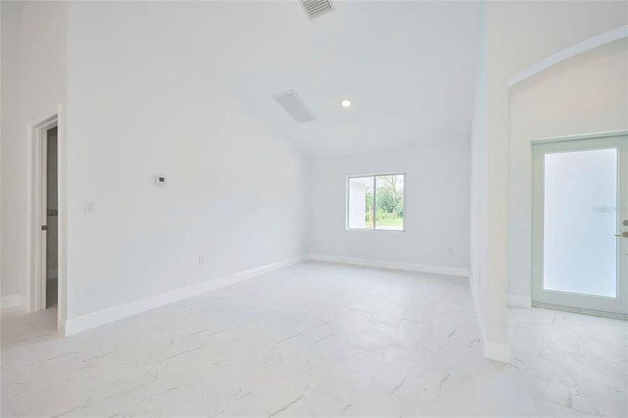 View of formal dining area or flex space