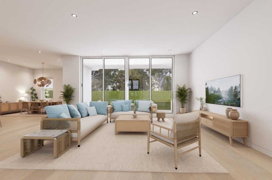 Furnished interior view inside a new home in , West Palm Beach (Image 15).