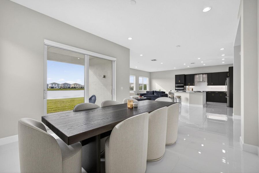 Furnished interior view inside a new home in , Westlake (Image 8).