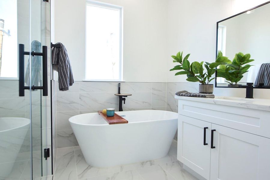 Furnished interior view inside a new home in , Houston (Image 13).