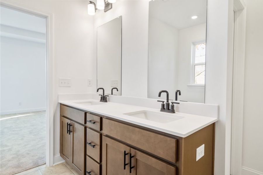 Representative furnished interior of a home built from the Ingram by Taylor Morrison in Falls Creek, Flowery Branch (Image 44).