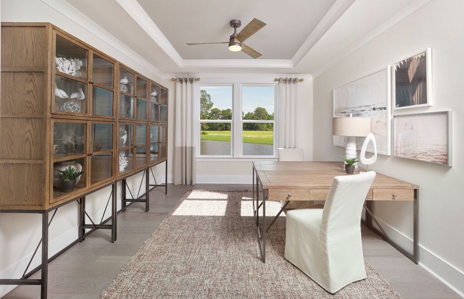 Flexible space can be used as a study