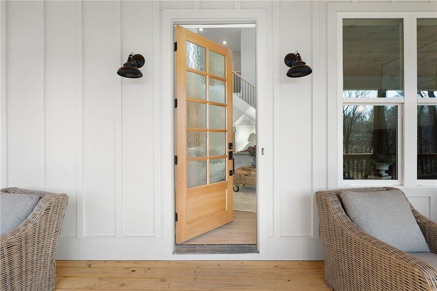 Exterior details and patio area of a home in , Ball Ground (Image 27).
