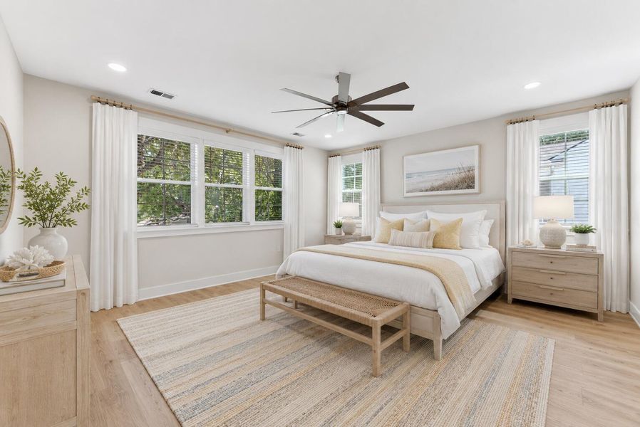 Furnished interior view inside a new home in Fiddler Cove, Mount Pleasant (Image 14).