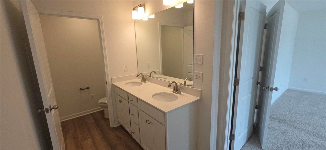 Furnished interior view inside a new home in Meece Townhomes, Easley (Image 7). Furnished interior view inside a new home in Meece Townhomes, Easley (Image 7).