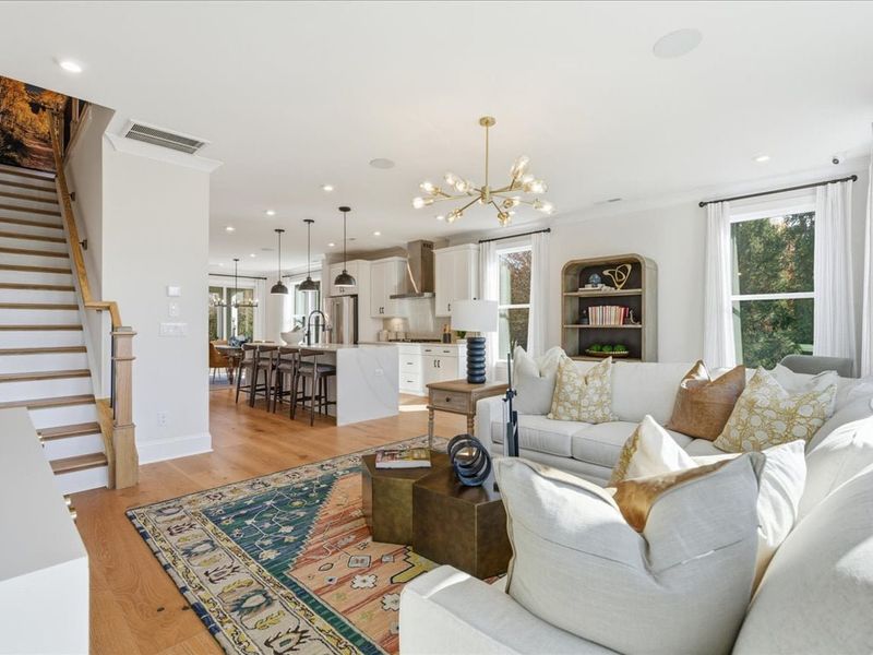 Representative furnished interior of a home built from the Aster by Tri Pointe Homes in Ross Farms, Charlotte (Image 28).