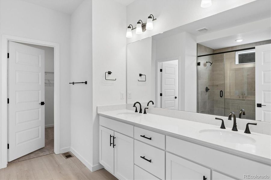 Furnished interior view inside a new home in The Summit at Meridian, Englewood (Image 7). Furnished interior view inside a new home in The Summit at Meridian, Englewood (Image 7).