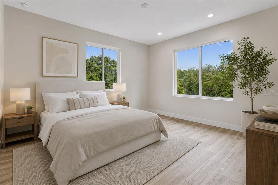 Furnished interior view inside a new home in , New Port Richey (Image 34).