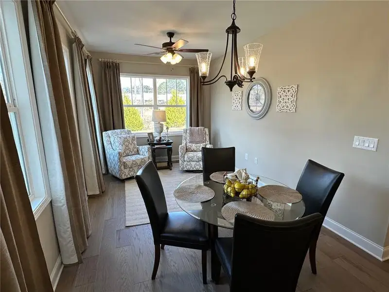 Furnished interior view inside a new home in , Cumming (Image 5).