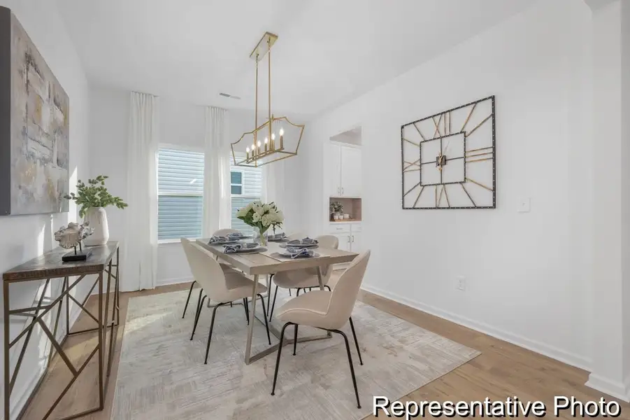 Furnished interior view inside a new home in Tillery Tradition, Mount Gilead (Image 2).