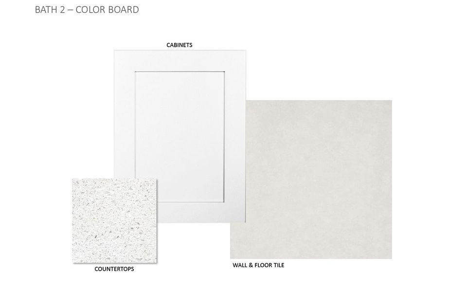 Sample of building materials used in homes in Urban Courtyard Homes at Easton Park, Austin (Image 5).