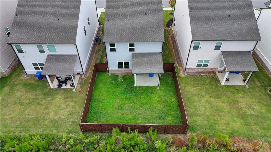 Exterior details and patio area of a home in Westgate Enclave, Loganville (Image 26).