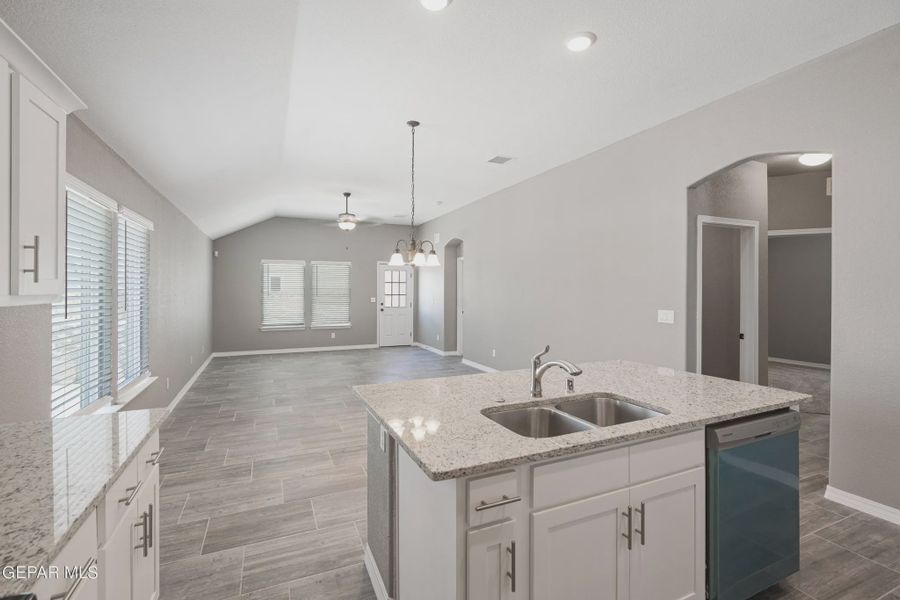 Furnished interior view inside a new home in Crossland, Socorro (Image 5).