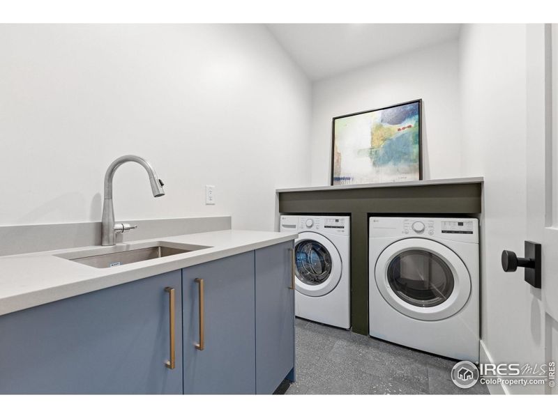 Practical Laundry Room w/ Laundry Sink