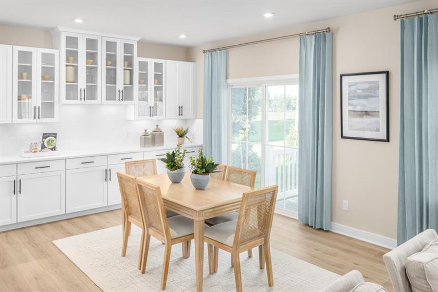 Representative furnished interior of a home built from the Oak Park by Ryan Homes in Pine Ridge Estates, Ridgeville (Image 6).