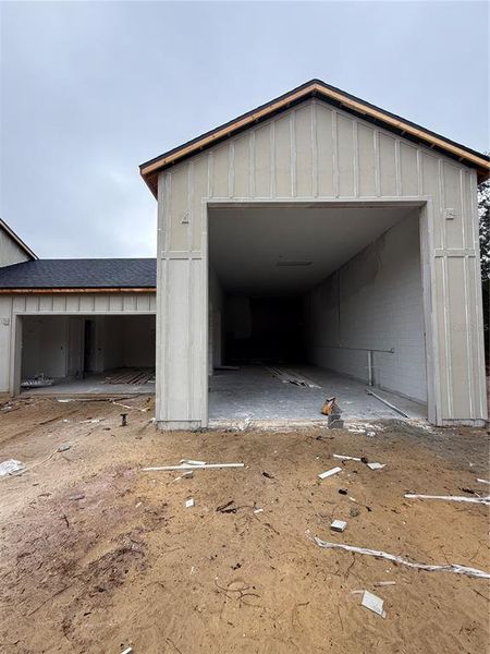 In-progress construction of a new home in , Dunnellon, FL (Image 2).