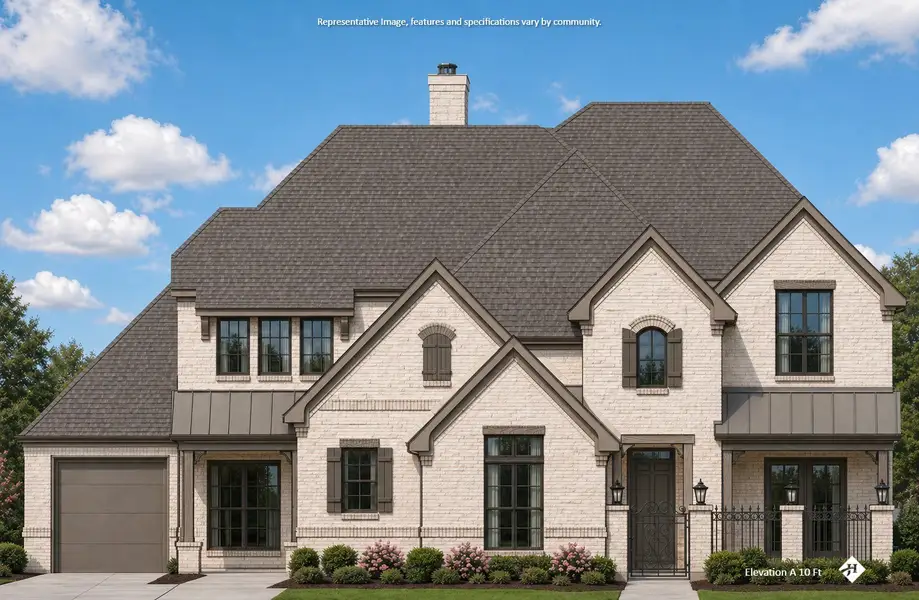 Front exterior of a new home in Valor Estates, Temple, TX, highlighting curb appeal (Image 1). Front exterior of a new home in Valor Estates, Temple, TX, highlighting curb appeal (Image 1).