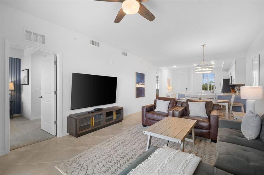 Furnished interior view inside a new home in , Venice (Image 13). Furnished interior view inside a new home in , Venice (Image 13).