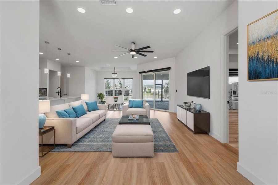 Furnished interior view inside a new home in , Port Charlotte (Image 30).